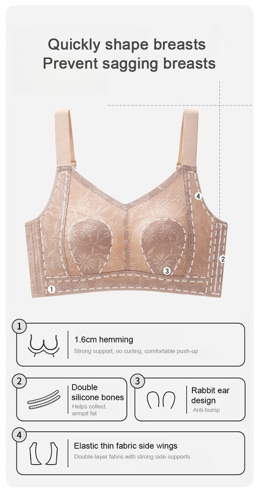 PACK OF 3 : Ultra-Thin Wireless Bra