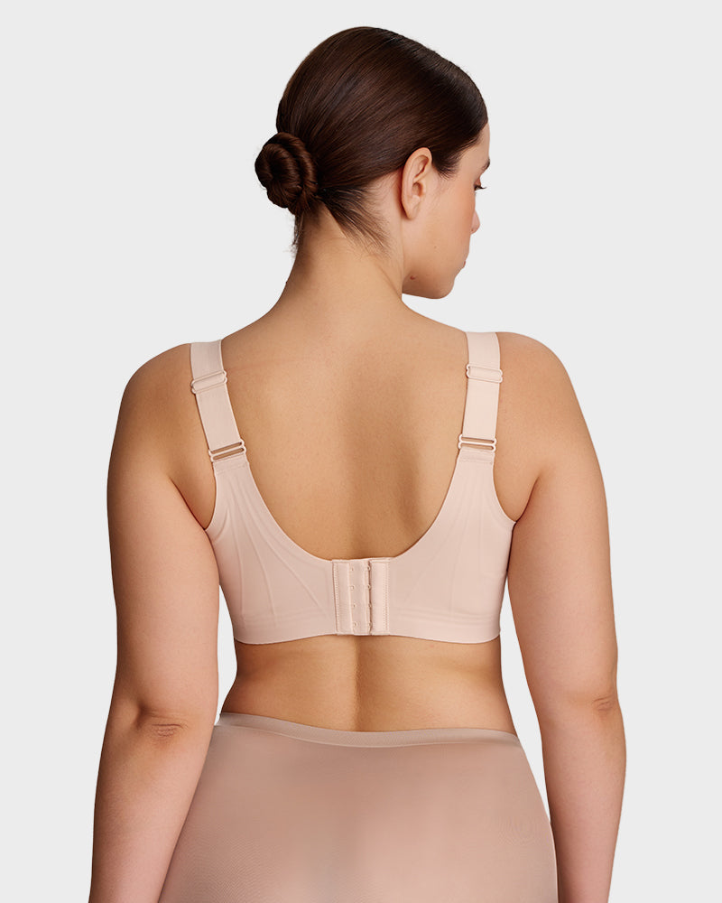 Pack of 3 bra Invisible Wide-Band Wireless Support Bra