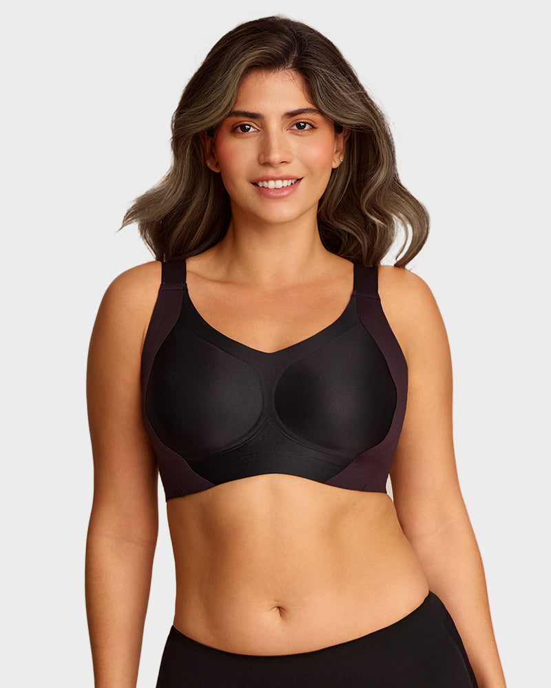 Pack of 3 bra Invisible Wide-Band Wireless Support Bra