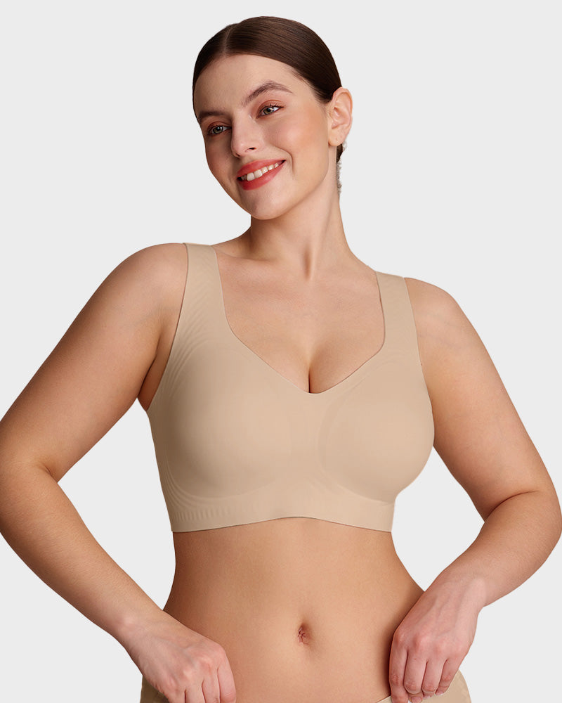 Pack of 3 Lifting Wire-Free Antibacterial Jelly Bra