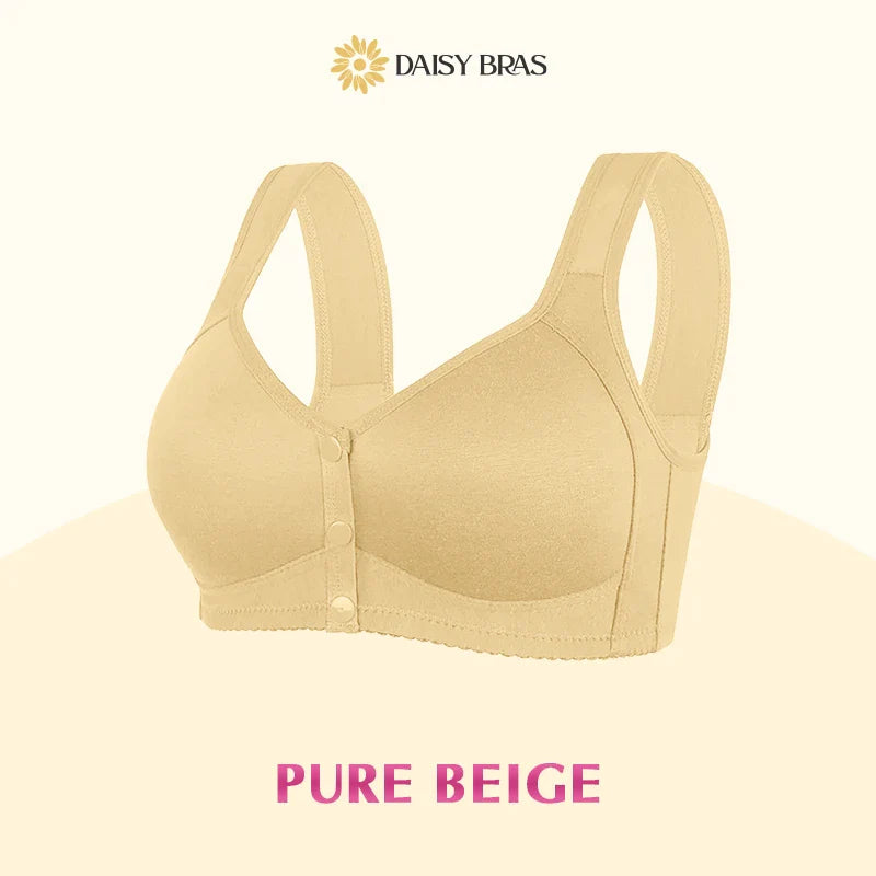 Daisy Comfort Bra – Pack of 3 (Front Button Edition)