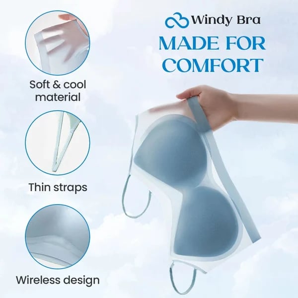 Pack of 3 - WindyBra - Summer seamless ultra-thin plus size ice silk comfort bra