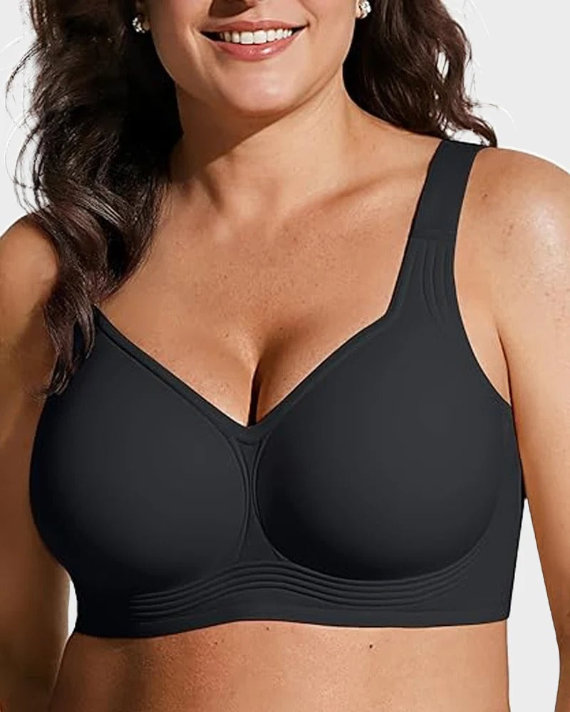 Pack of 3 Comfortable Wireless Full Coverage Jelly Smoothing Bra