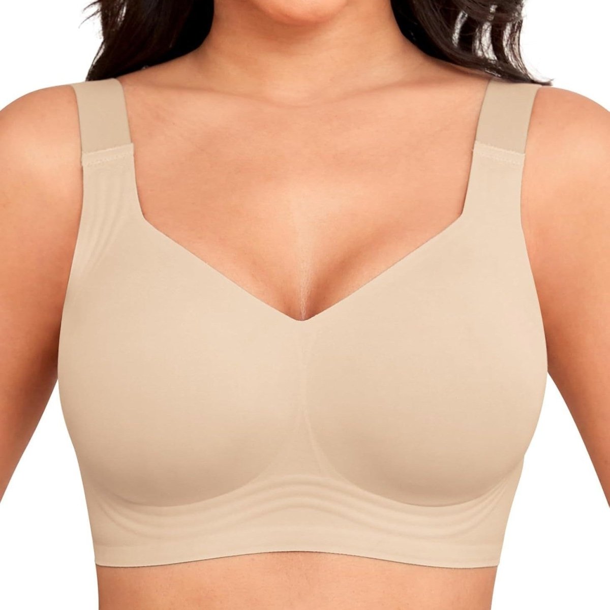 Pack of 3 Seamless Full Coverage Push Up No Underwire Bras