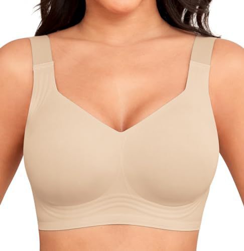 Pack of 3 Seamless Full Coverage Push Up No Underwire Bras